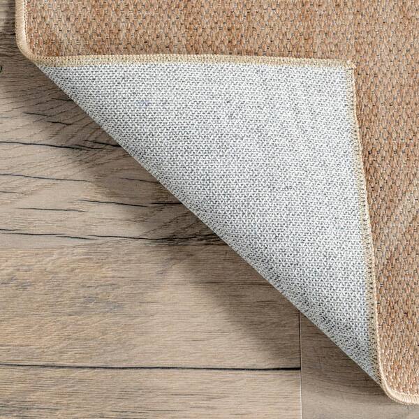nuLOOM Billy Diamond Easy-Jute Machine Washable Natural 9 ft. x 12