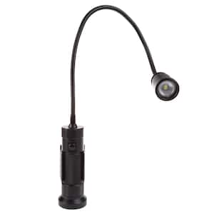 26 in. Black Gooseneck Lamp - Magnetic CREE LED Portable Light