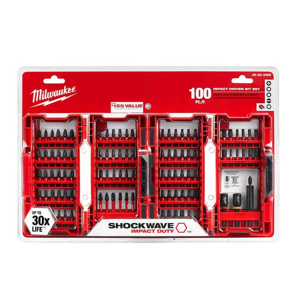 Milwaukee - Shockwave Impact Duty Alloy Steel Screw Driver Bit Set (100-Piece)