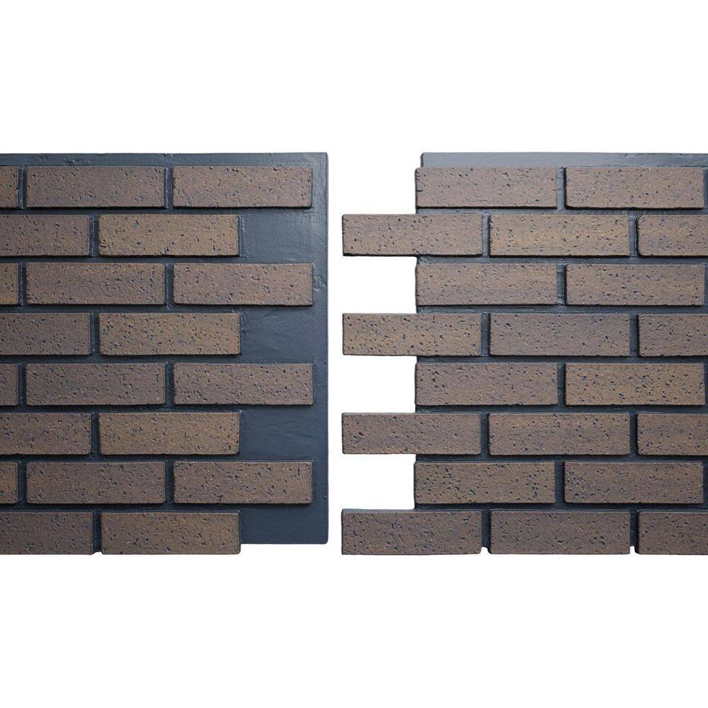 "EverStone Traditional Faux Brick Panel, 44""W x 21 3/4""H x 3/4""D, Pecan Color" price history on PriceWatchPro