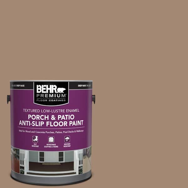 1 gal. #PFC-19 Pyramid Textured Low-Lustre Enamel Interior/Exterior Porch and Patio Anti-Slip Floor Paint