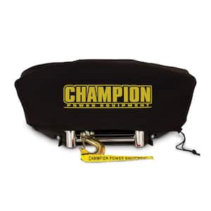 Large Neoprene Winch Cover for 8000 lbs. - 10,000 lbs. Champion Winches with Speed Mount Hitch Adapter