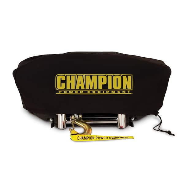 Champion Power Equipment Large Neoprene Winch Cover for 8000 lbs. - 10,000 lbs. Champion Winches with Speed Mount Hitch Adapter