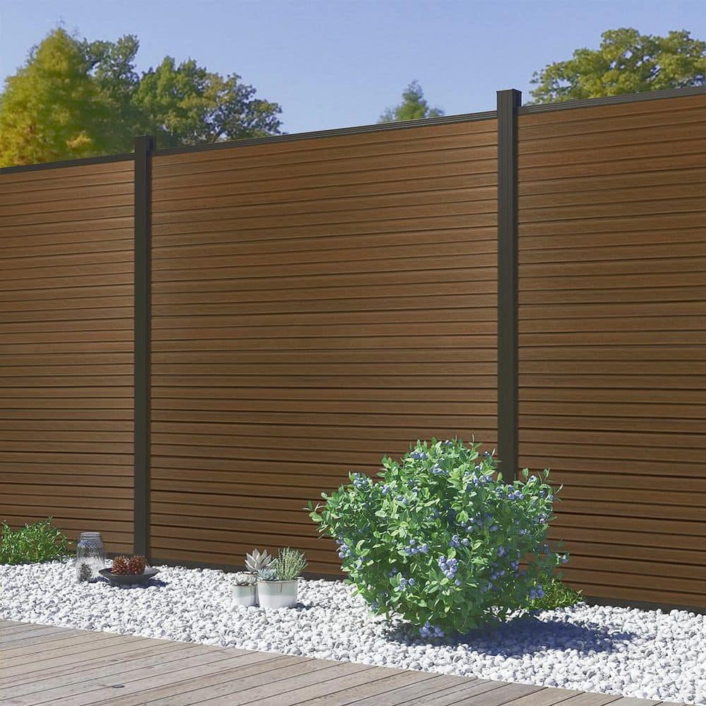 5.9 ft. H x 5. 9ft. W Espresso Brown Composite Waterproof Fence Panel-Zero Rot and Fade Resistance price history on PriceWatchPro