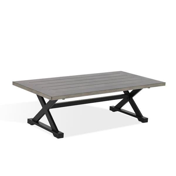ULAX FURNITURE Marindo Rectangular Aluminum Outdoor Coffee Table