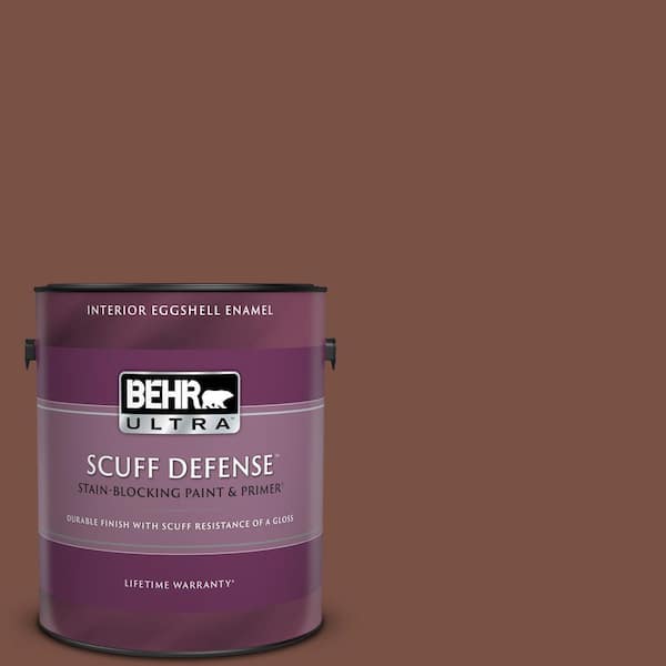 BEHR ULTRA 1 gal. Home Decorators Collection #HDC-AC-03 Ancho Pepper Extra Durable Eggshell Enamel Interior Paint & Primer