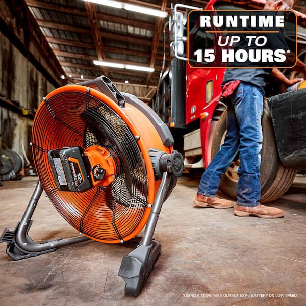RIDGID - 18V Brushless Hybrid 18 in. Drum Fan (Tool Only)