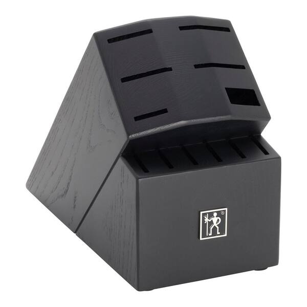 HENCKELS Noir 13-Piece Stainless Steel Full Tang Black Knife Block