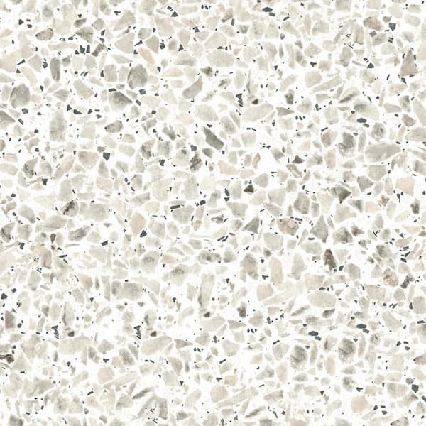 RoomMates Terrazzo Black Colored Peel and Stick Wallpaper (Covers 28.18 sq. ft.)