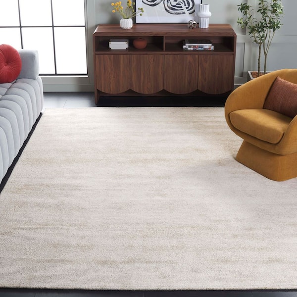 Mirage 8 ft. x 10 ft. Sage Solid Color Area Rug