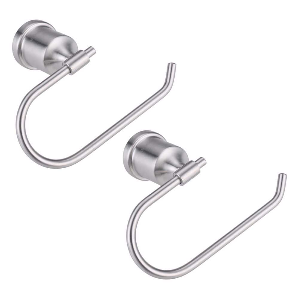 Bathroom Toilet Paper Holder, 304 Stainless Steel Bath Toilet Tissue Holder Wall Mount in Brushed Nickel（2-Packs） price history on PriceWatchPro