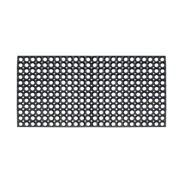 A1HC Octagonal Holes 100% Rubber Kitchen/Outdoor Anti Fatigue Mat