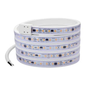 72 in. Hardwired, White, Integrated LED, Under Cabinet Light, 2760 Lumens, 3000K Warm White, 120-Volt Cove Light