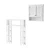 Alaterre Furniture Coventry 16W x 48H Bath Tall Storage Shelf