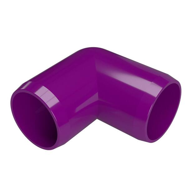 Formufit 11/4 in. Furniture Grade PVC 90Degree Elbow in Purple (4