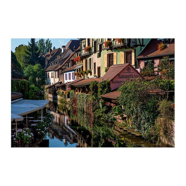 Unbranded Colmar France Canals by Colossal Images Canvas Wall Art 36 in. x 54 in.