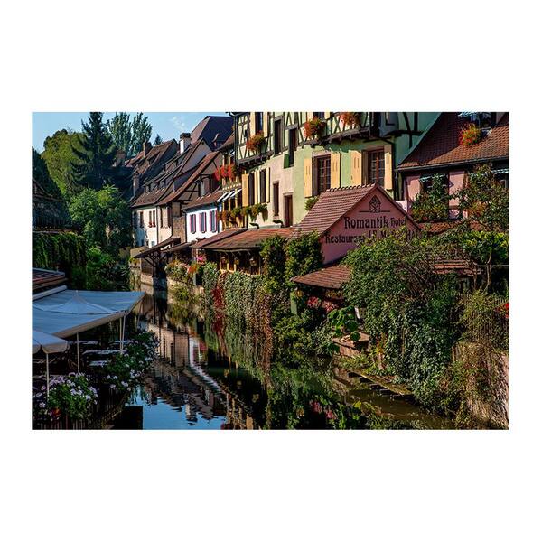 Unbranded Colmar France Canals by Colossal Images Canvas Wall Art 27 in. x 36 in.