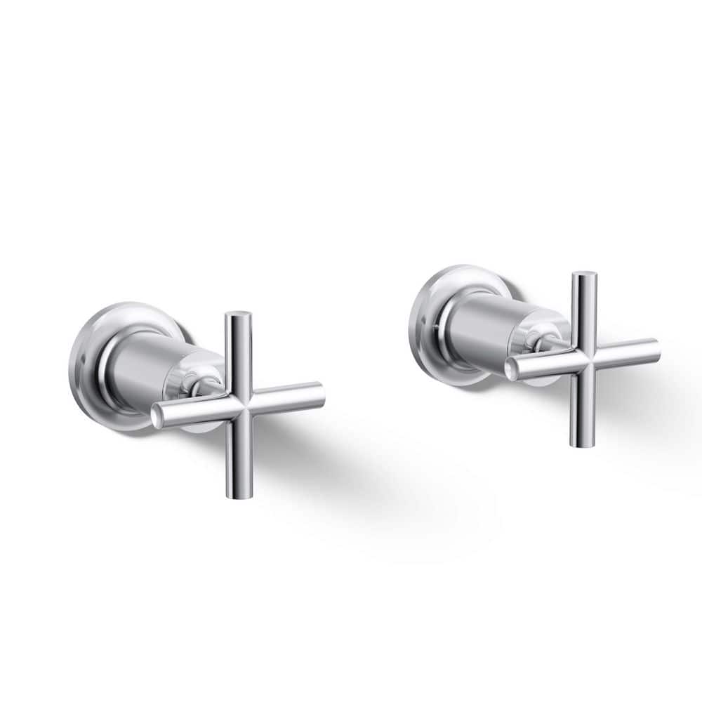 Purist 2-Handle Bath Valve Trim in Polished Chrome (Valve Not Included)