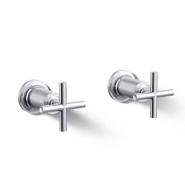 KOHLER Purist 2-Handle Bath Valve Trim in Polished Chrome (Valve Not Included)