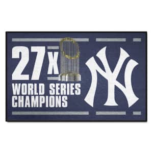 New York Yankees Blue Dynasty 19 in. x 30 in. Starter Mat Accent Rug