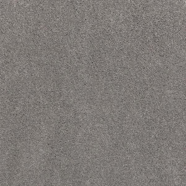 Lifeproof with Petproof Technology Plush Dreams II - Soft-Gray 12 ft. 53 oz. Triexta Texture Installed Carpet