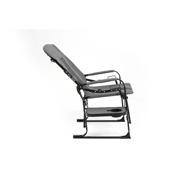 Otryad Camping Directors Chair, Heavy Duty, Oversized Portable Folding Chair with Side Table, Pocket for Beach, Fishing