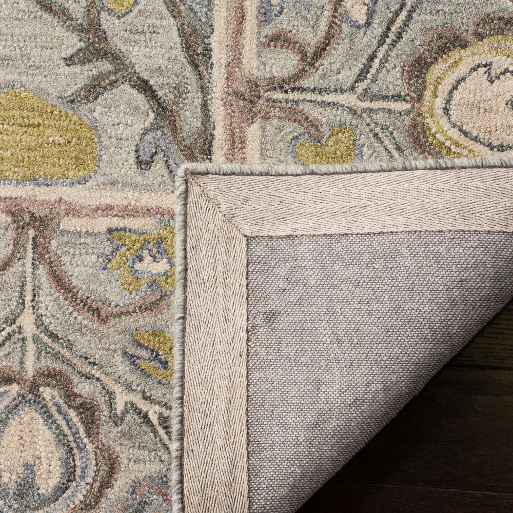 Gray Handmade Wool 8' x 10' Tufted Area Rug