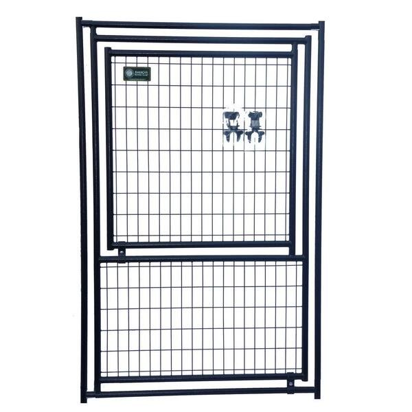 American Kennel Club 6 ft. x 4 ft. Modular Kennel Gate Panel with A Gate Panel