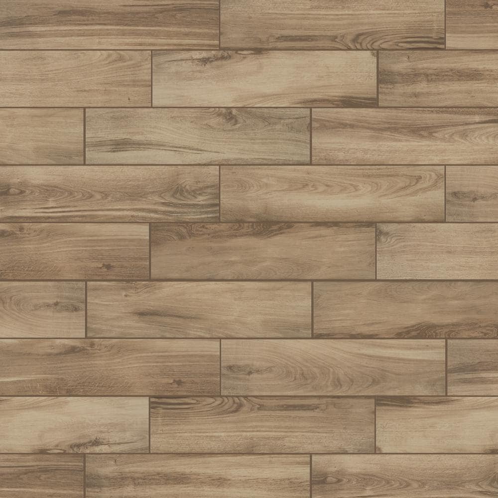 Alpine Sand 6 in. x 24 in. Porcelain Floor and Wall Tile Sample (0.93 sq. ft./Piece) price history on PriceWatchPro