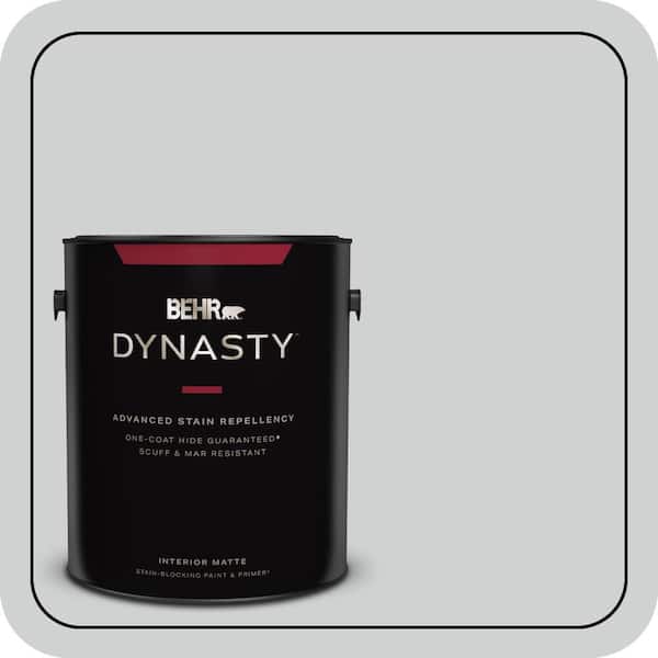 BEHR DYNASTY 1 gal. #N530-2 Double Click Matte Interior Stain-Blocking Paint & Primer