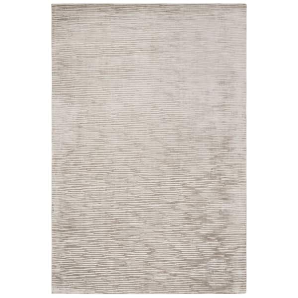 Mirage 6 ft. x 9 ft. Moon Beam Solid Color Gradient Area Rug