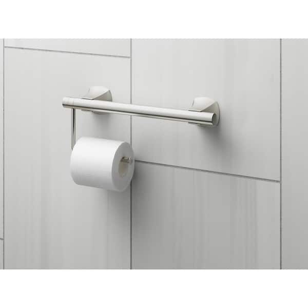 Satin Nickel Bath Accessories Toilet Tissue Roll Paper Holder Bathroom Hardware 