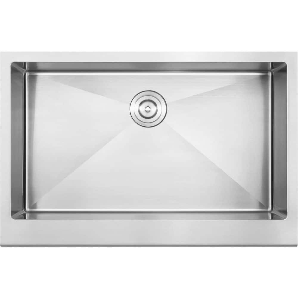 Reviews for Hanover Stainless Steel 33inch Single Bowl Farmhouse Apron