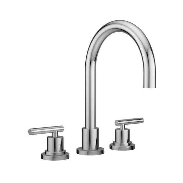 JACUZZI SALONE 2-Handle Deck Mount Roman Tub Faucet in Polished Chrome