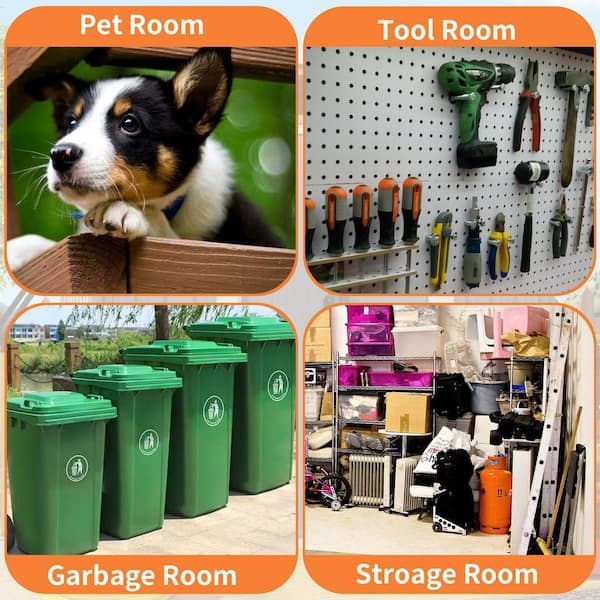 ToolCat 8 ft. x 6 ft. Outdoor Metal Storage Shed Garden Tool Room