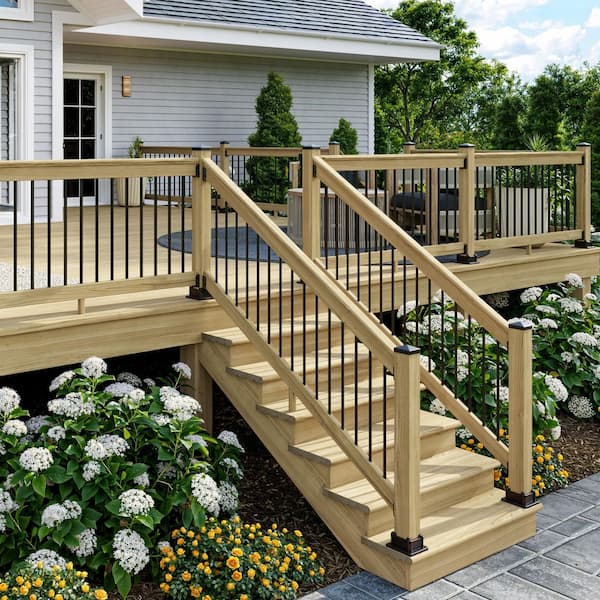 6-Step Ground Contact Pressure Treated Pine Stair Stringer