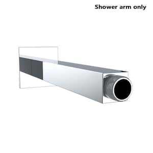 8" brass Square Shower arm, Chrome