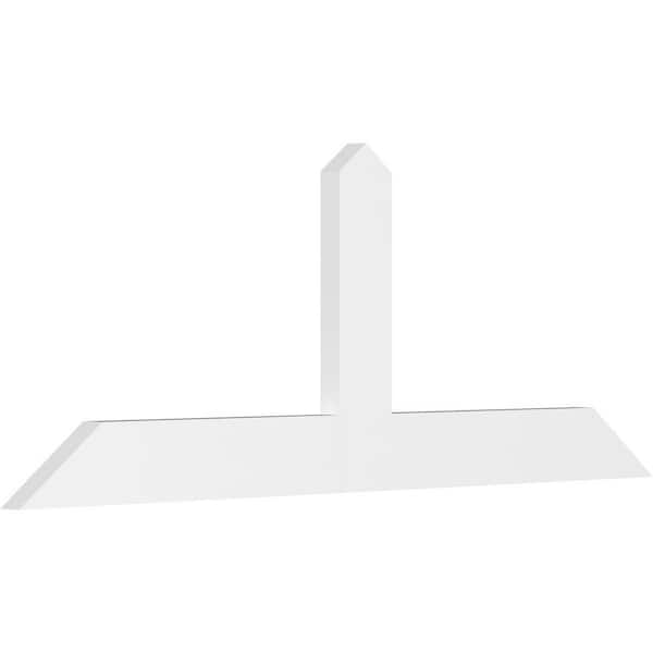 Ekena Millwork Portland 72 in. W x 27 in. H x 2 in. D Signature Polyurethane Bracket