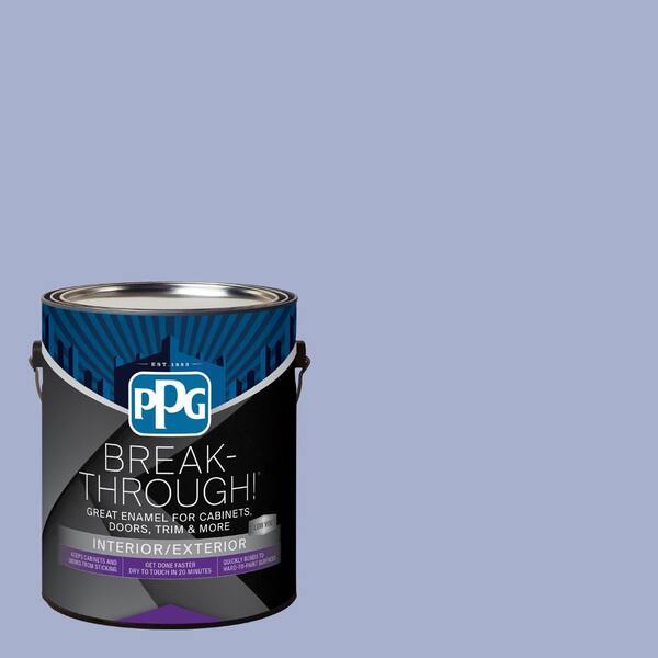 Break-Through! 1 gal. PPG1167-4 Lovely Lilac Satin Door, Trim & Cabinet Paint