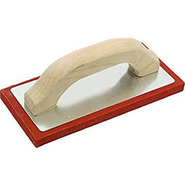 Marshalltown 10 in. x 4 in. x 3/4 in. H Red Rubber Sponge Float