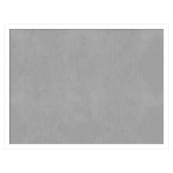 Amanti Art Svelte White 25 in. x 19 in. Framed Magnetic Board