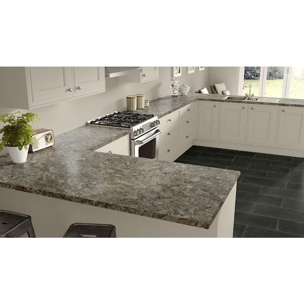 4 ft. x 8 ft. Laminate Sheet in Autumn Carnival with Premium Quarry Finish