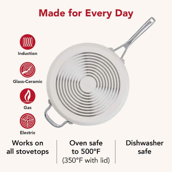 KitchenAid Hard-Anodized Ceramic Induction 5 qt. Aluminum Nonstick