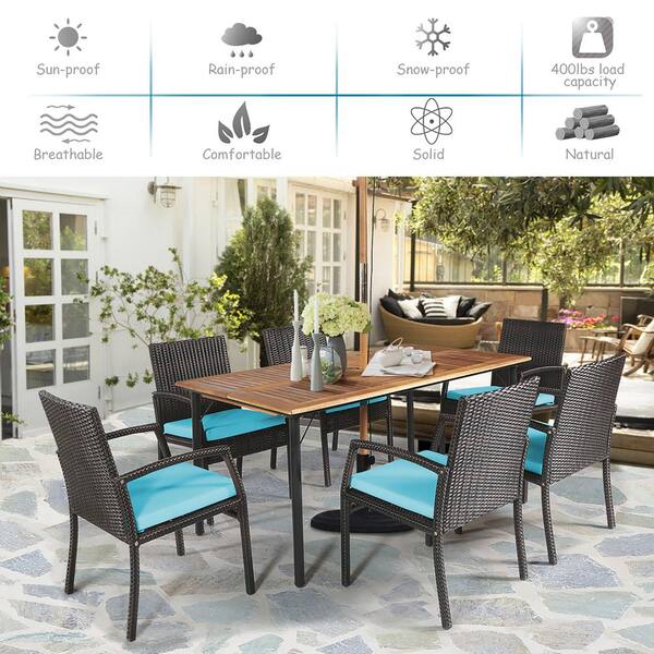 pelham bay patio dining collection 7 piece