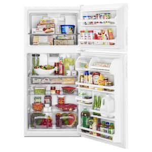 18 cu. ft. Top Freezer Refrigerator in White