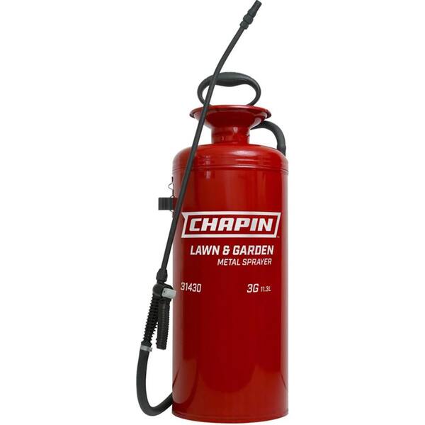 Chapin 3 Gal. Tri Poxy Steel Tank Handheld Lawn and Garden Sprayer with Lock On