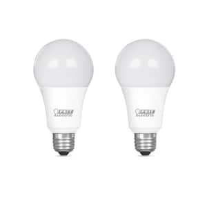 75-Watt Equivalent A19 Dimmable CEC Title 20 ENERGY STAR 90+ CRI E26 Medium Base LED Light Bulb, Daylight 5000K (2-Pack)