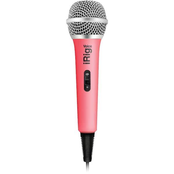 IK Multimedia Voice Karaoke Microphone, Pink