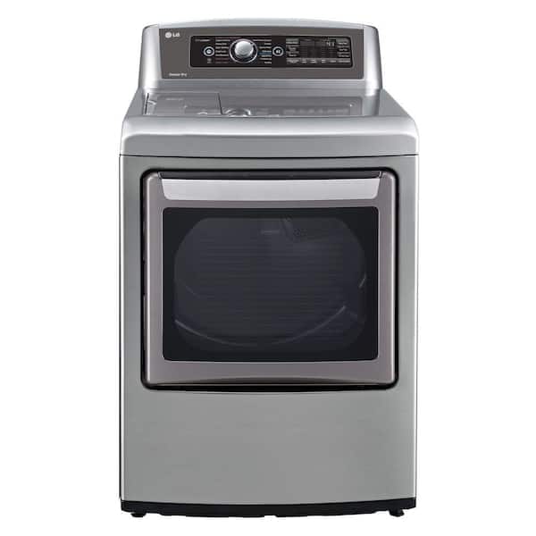 LG 7.3 cu. ft. Gas Dryer with Steam in Graphite Steel, Energy Star