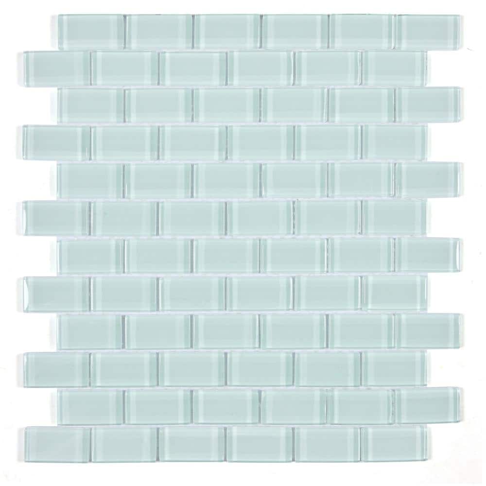 Free Flow White 12 in. x 12 in. Glossy Glass Mosaic Wall and Pool Tile (10 sq. ft./Case) price history on PriceWatchPro
